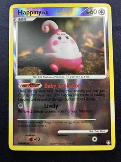 Happiny 52/123 Reverse Holo Mysterious Treasures Pokemon TCG 2007 LP FREE SHIP B - Image 1