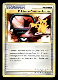 Pokemon Communication 98/123 Uncommon HeartGold & SoulSilver Pokemon LP - Image 1