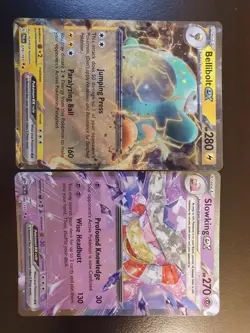 Pokemon TCG S&V Paldea Evolved EX Bundle Bellibolt 079/193 Slowking 086/193 - Image 2