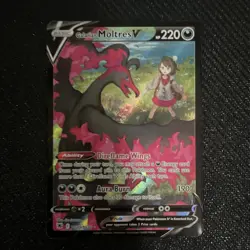 Galarian Moltres V - TG20/TG30 - Pokemon Astral Radiance Ultra Rare Card NM - Image 1
