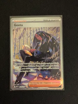 Pokemon TCG Geeta Obsidian Flames Holo Card 226/197 Special Illustration - Image 1