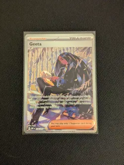 Pokemon TCG Geeta Obsidian Flames Holo Card 226/197 Special Illustration - Image 2