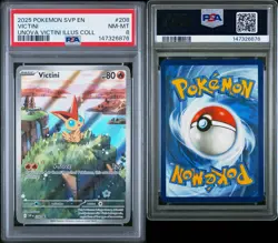 Pokemon TCG Victini SVP 208 Promo Illustration Black Bolt White Flare Near Mint - Image 1