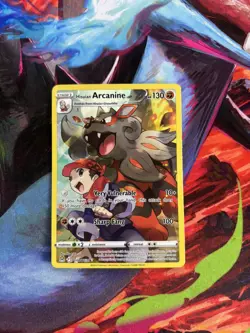 Pokemon - Hisuian Arcanine - TG08/TG30 - SWSH11: Lost Origin - Holo - Ultra R NM - Image 1