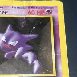 Haunter Pokemon Base Set 29/102 Shadowless - WOTC - HP - Image 3