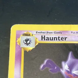 Haunter Pokemon Base Set 29/102 Shadowless - WOTC - HP - Image 4