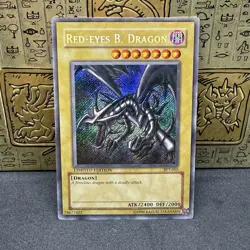 Yugioh Red-Eyes B. Dragon BPT-005 Secret Rare Limited Edition MP - Image 1