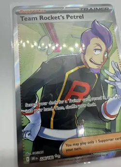 Pokemon Card - Team Rocket's Petrel 226/182 - Destined Rivals - Image 3