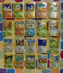 Pokemon Roman Vending Shiny Sticker Cards. NM+ To Mint. Bundle Of 40 Cards. - Image 2