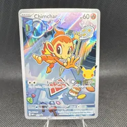 Pokemon Chimchar Promo Holo Basic 041 60 HP Fury Swipes English Card - Image 1