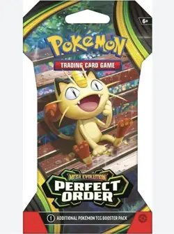 Pokemon Cards - Mega Evolution Perfect Order - SLEEVED BOOSTER PACK [10 Cards] - Image 1