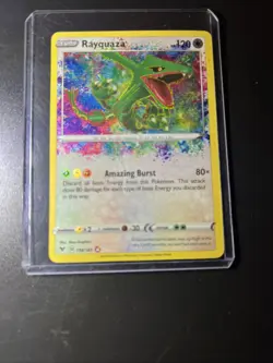 Pokemon TCG SWSH Rayquaza Card 138/185 Vivid Voltage Rare - Image 1