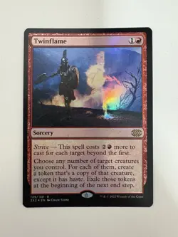Twinflame Foil MTG Magic the Gathering Card NM Near Mint 2X2 - Image 1