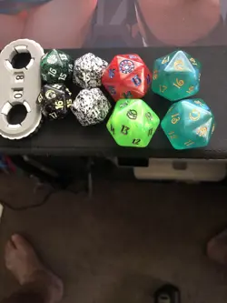 Mtg x8 Dice & Life Counter - Image 1