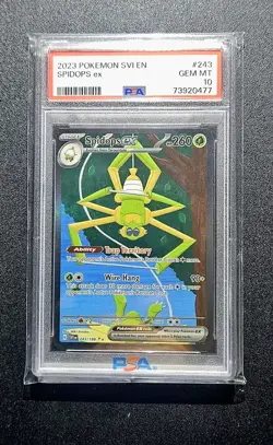 POKEMON 2023 Spidops EX Special Illustration Scarlet & Violet PSA 10 #243/198 - Image 2