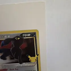 Pokemon TCG: Umbreon Gold Star 17/17 Celebrations 25th Anniversary NM - Image 2