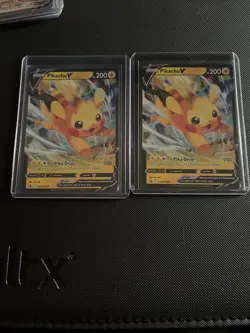 Pikachu V SWSH285 Black Star Promos Extended Art Holo Pokemon Trading CG 2023 NM - Image 1