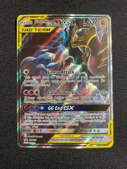 Garchomp & Giratina GX Tag Team SM193 Sun & Moon Black Star Promo Pokemon NM - Image 1
