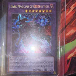 Yu-Gi-Oh! Dark Magician of Destruction Fusion/Effect 1st Ed Holo ATK 2800 DEF 2… - Image 2