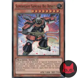 Yugioh Superheavy Samurai Big Benkei AP06-EN007 Super Rare NM - Image 1