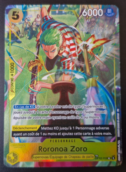 ✨ One Piece- Roronoa Zoro OP12-113 TR FR OP14 The Azure Sea's Seven - MINT - Image 1