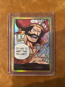 DON!! Card (Gol.D.Roger) (Gold) Carrying On His Will Foil - Image 1