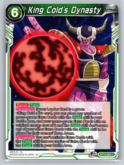 King Colds Dynasty BT13-084 C Dragon Ball Super Card Game Extra Card Field - Image 1