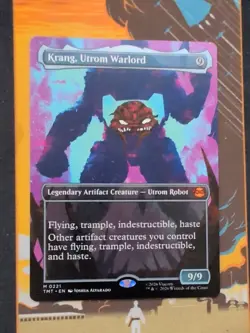 Krang, Utrom Warlord M Teenage Mutant Ninja Turtles 221 MTG borderless - Image 1