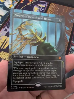MTG Sword of Hearth and Home BORDERLESS FOIL 0136 TMC - Image 1