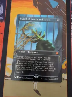 MTG Sword of Hearth and Home BORDERLESS FOIL 0136 TMC - Image 2