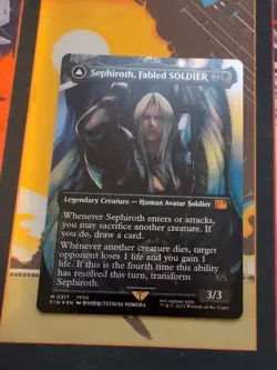 Sephiroth, Fabled SOLDIER NM (0317) (Borderless) Final Fantasy Foil Near Mint - Image 2