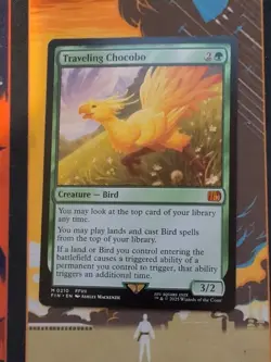 Traveling Chocobo (FIN-210) - FINAL FANTASY Foil Near Mint - Image 1