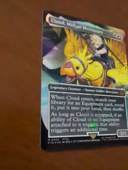 Cloud Midgard Mercenary MTG Chocobo Track (Borderless Foil) 0564 - Image 2