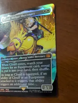 Cloud Midgard Mercenary MTG Chocobo Track (Borderless Foil) 0564 - Image 3