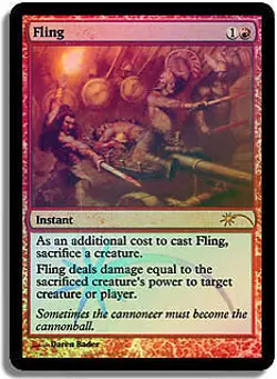 Fling (WPN #69) FOIL Promo PLD Instant Special MAGIC THE GATHERING CARD ABUGames - Image 1