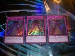 3x Iron Thunder 1st Edition Secret Rare RA05-EN079 Yu-Gi-Oh! - Image 1