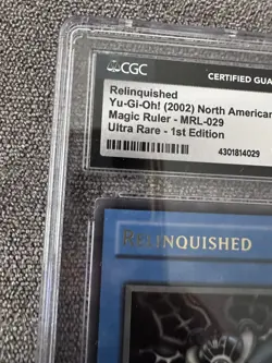 Yugioh Relinquished MRL-029 1st Edition CGC 7 - Image 4