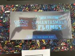 Phantasmal Flames (ETB) - Pokemon TCG - Factory Sealed(small dent on the corner) - Image 4