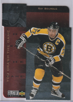 Ray Bourque 1996-97 Upper Deck Collector's Choice You Crash the Game Prizes Gold - Image 1