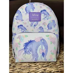 NWT Loungefly Disney Winnie The Pooh Eeyore Floral Mini Backpack - Image 1