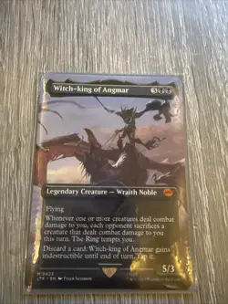 MTG - Witch-King of Angmar - Borderless - Lord of the Rings Commander - Magic - Image 1