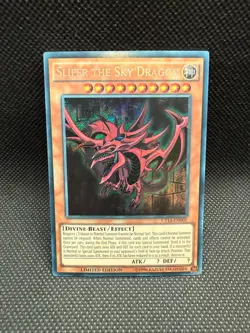 Yugioh Slifer the Sky Dragon CT13-EN001 Secret Rare Limited Ed NM - Image 1