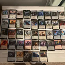 Mtg 41 Foreign Card Bundle rares uncommon mixed lot collection - Image 1