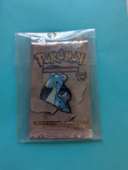 POKEMON FOSSIL BOOSTER PACK LAPRAS SEALED weighs 21g - Image 1