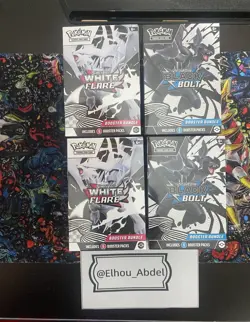 Pokemon TCG Black Bolt and White Flare Booster Bundle (One of each) New Sealed - Image 2