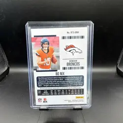 2024 Panini Contenders Rookie Ticket Bo Nix Denver Broncos #RTS-BNX Rookie - Image 2