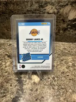 2024-25 Optic Bronny James Jr. Rated Rookie #202 Silver Prizm Lakers - Image 5
