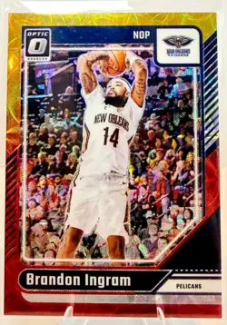 2024-25 Nba Panini Donruss Optic - Brandon Ingram #150 - Red Gold /99 - Pelicans - Image 1