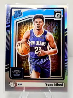 2024-25 Nba Panini Donruss Optic - Yves Missi #265- Holo Rated Rookie - Pelicans - Image 1