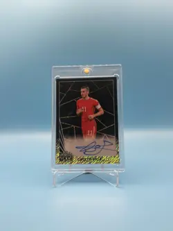 2024 Gareth Bale Numbered 1/1 Black Shimmer Auto Leaf Pro Set Wales 1/1 - Image 1